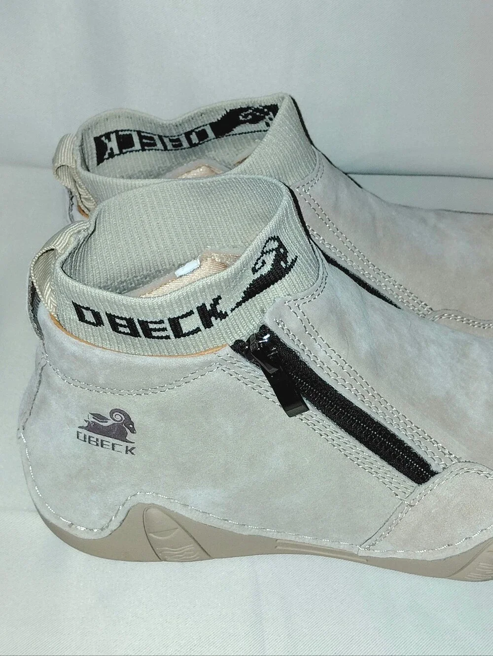 Dbeck Mens Climatelight Suede Boots Sz 40 (US 7-7.5M) NWOB New